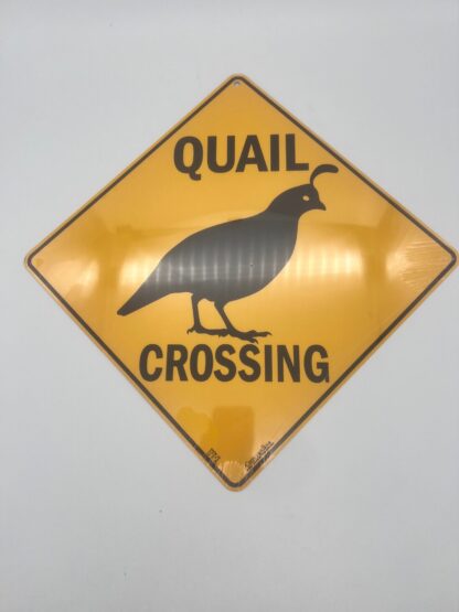 Quail Crossing Sign